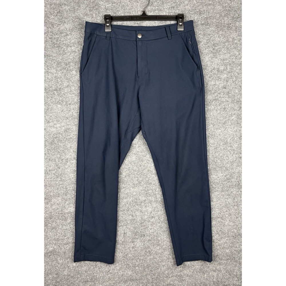 Lululemon Commission Pant Classic Warpstreme Mens 32x29 Navy LM5710S ABC